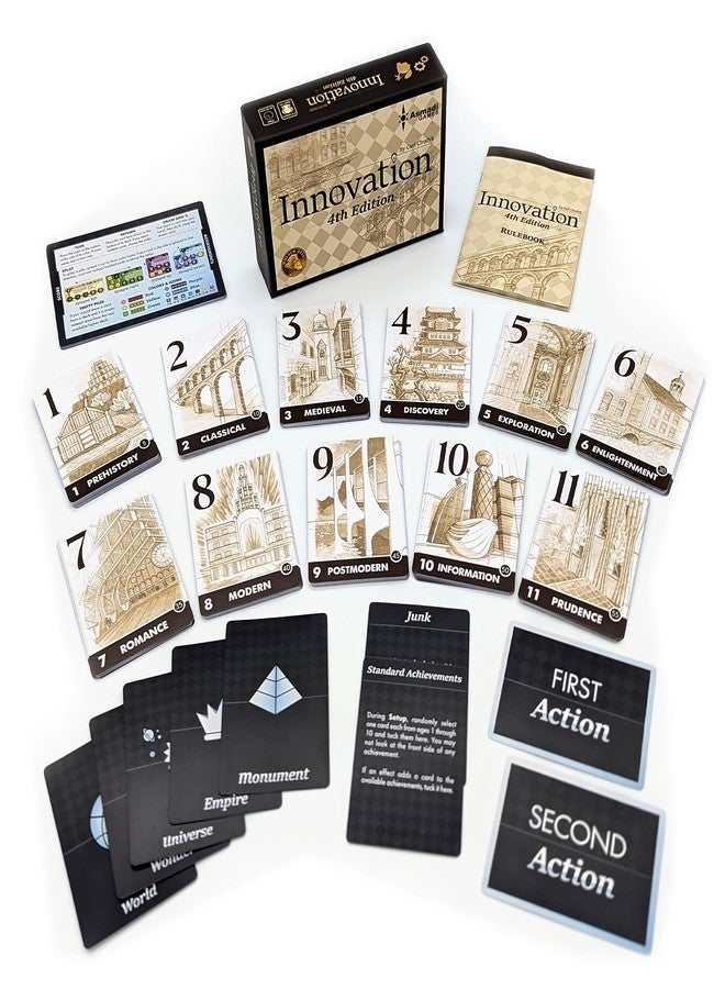 Asmadi Games Innovation 4th Edition - Strategy Card Game, Invent an Empire, Tableau Building, Ages 14+, 2-4 Players - Image 4